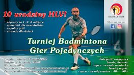 Turniej badmintona – 10 urodziny Hasta la Vista